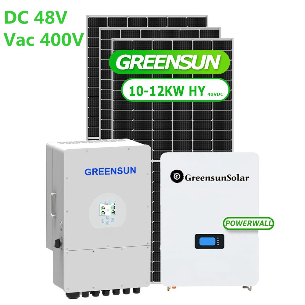 400Vac 3 фазы 10KW 12KW 15KW 20KW Гибридная система солнечной энергии с инвертором Deye
