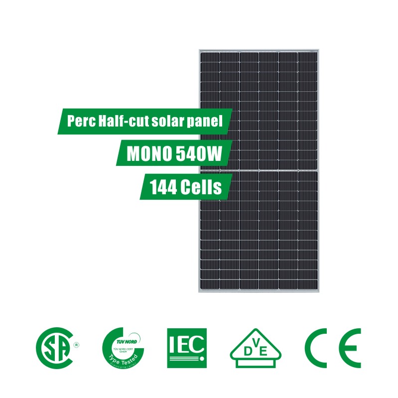 540W Half-Cut Perc Mono Солнечный модуль (182)

