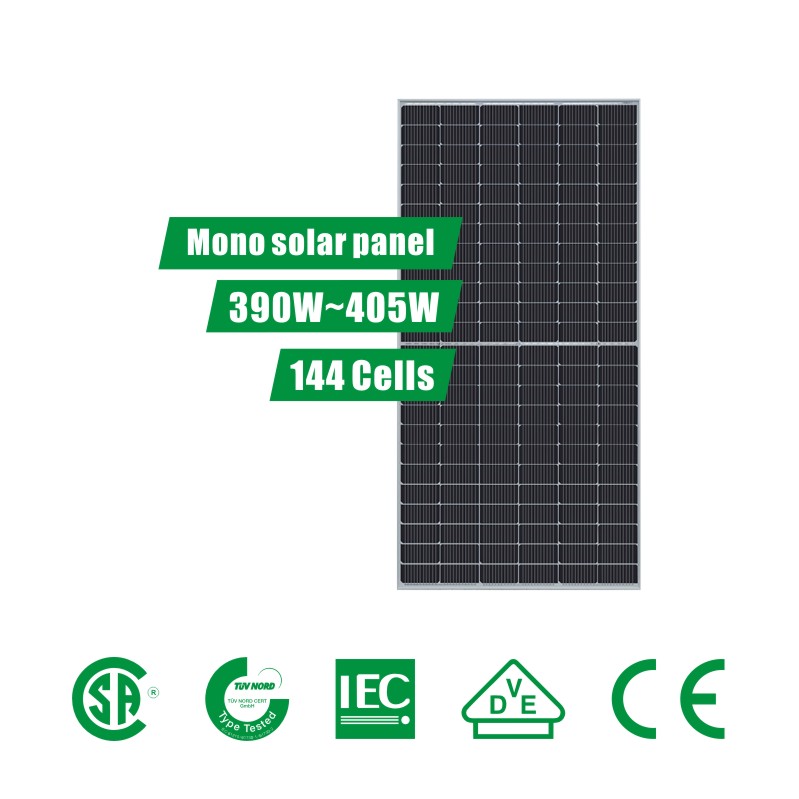 6-дюймовая 144-элементная (390 ~ 405 Вт) полуразрезанная система солнечных панелей PERC
