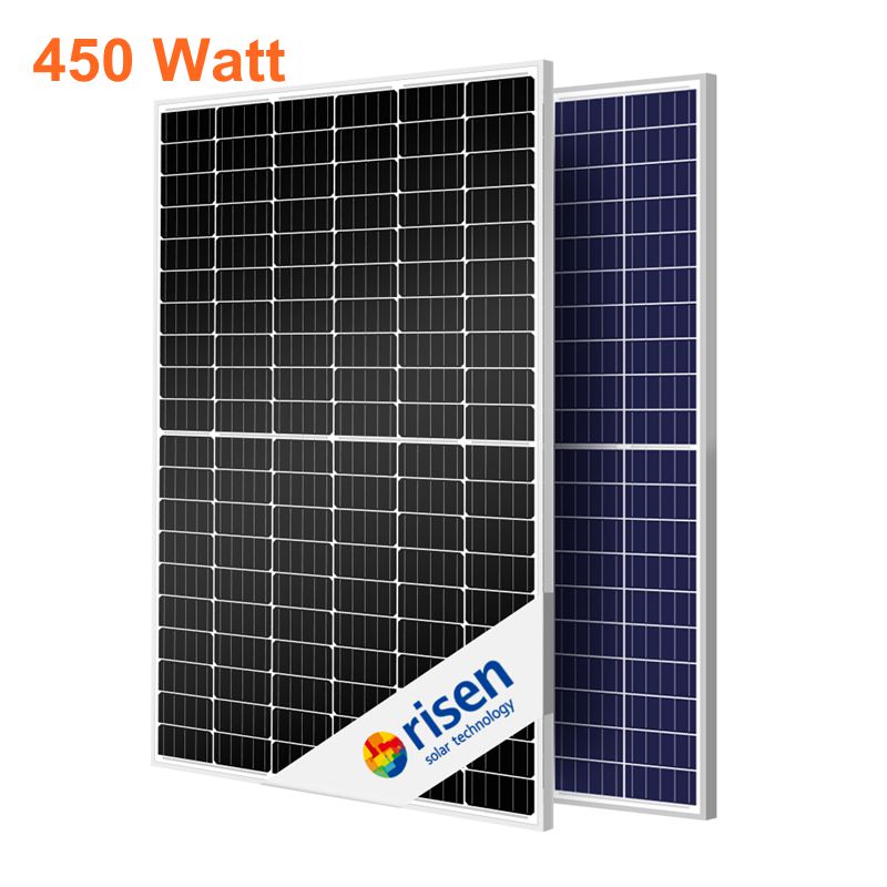 Солнечная панель Risen 450 Вт с полуэлементами Монокристаллический фотоэлектрический модуль 430 Вт 440 Вт 450 Вт для продажи

