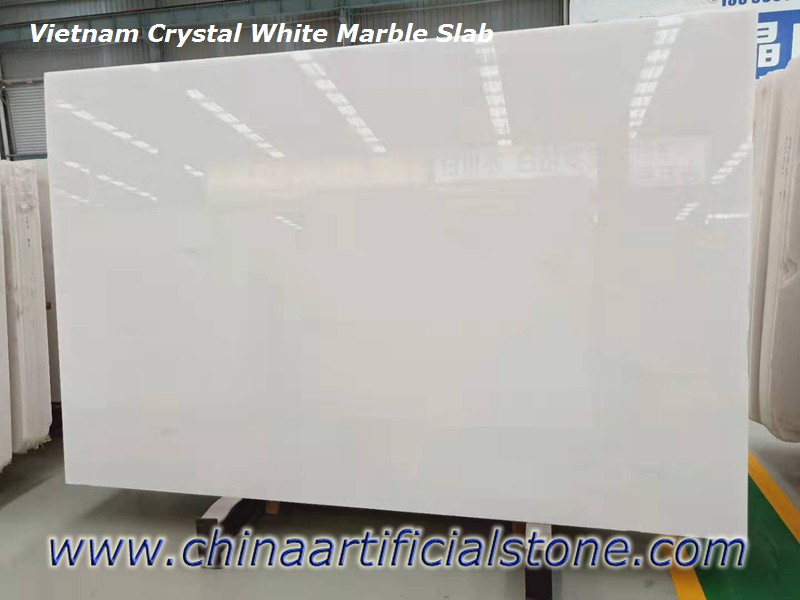 Премиальные Вьетнамские кристально-белые мраморные плиты Jumbo

