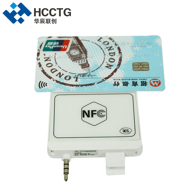 3,5-мм аудиоразъем NFC Мобильный кард-ридер ACR35-B1
