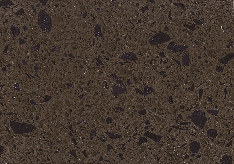 RSC 9013 темно-кристаллический коричневый кварцевый камень
