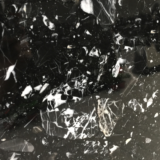 Nero Marquina Black Marble Tiles White Мраморная плита из агломерированной вены

