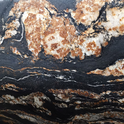 Dragon Black Granite Slab Golden Vein Natural Stone для столешницы Prefab
