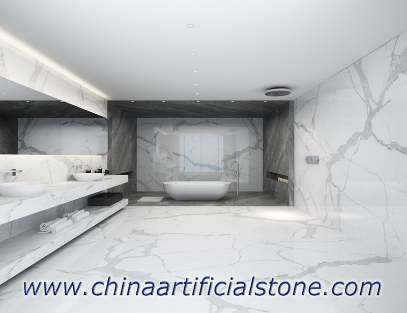 Calacatta Sintered Stone Floor and Wall Matt