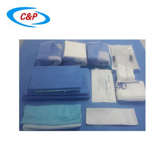 Сертифицированный КЭ одноразовый стерильный ортопедический пакет горячей продажи с халатом для медицинского использования
