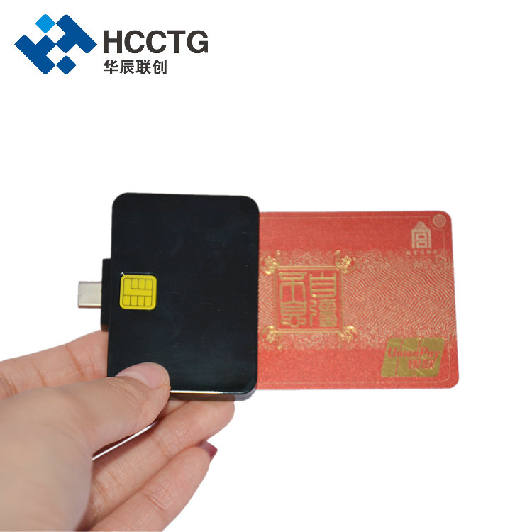 Карманный считыватель смарт-карт USB типа C Сертификация CE ROHS DCR32
