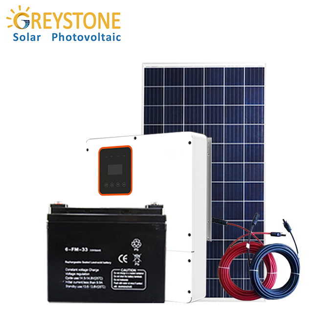 Гибридная солнечная система Greystone PV мощностью 8 кВт с аккумуляторной батареей
