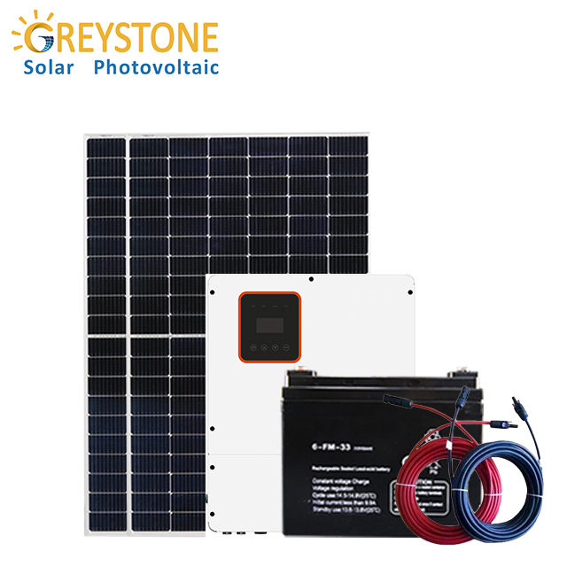 Профессиональная гибридная солнечная энергетическая система мощностью 10 кВт для домашнего использования
