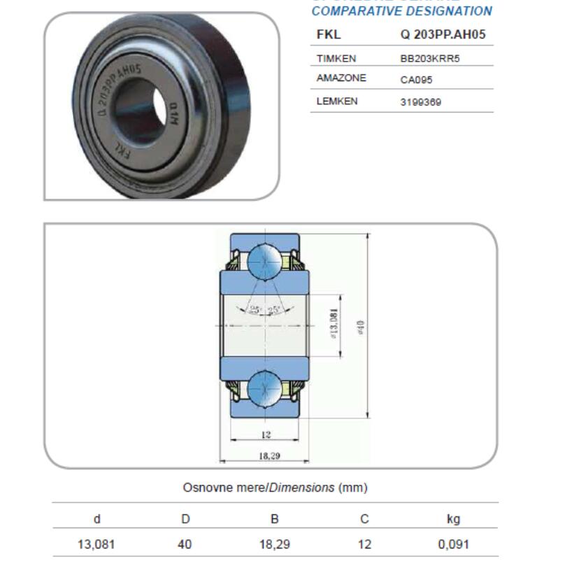 Q 203 PP AH05 Подшипник