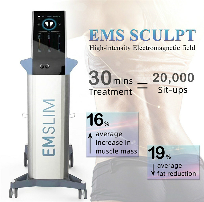 Горячая продажа Hiemt Emsculpt Body Sculpt Стимулятор машины Электромагнитная машина для похудения
