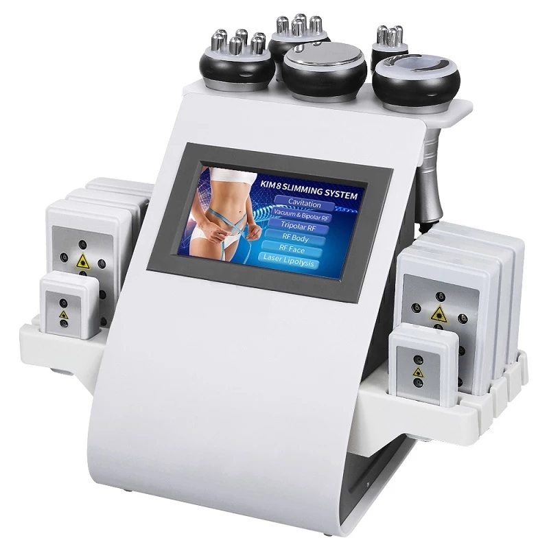6 в 1 40K Ультразвуковая кавитационная липо-лазерная машина для похудения