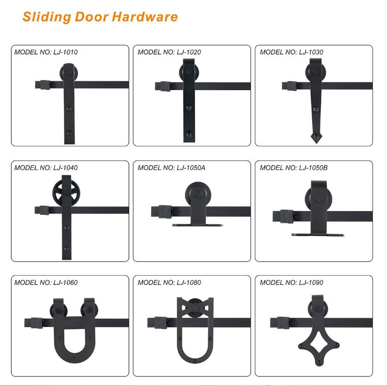 Carbon Steel Sliding Barn Door Hardware