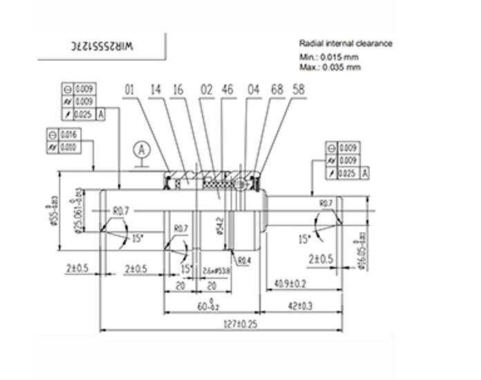 WR2555127 ПОДШИПНИК